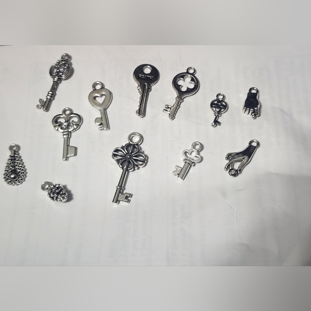 Charms Jewelry Making DIY‎ Crafts Beads Keys BC129